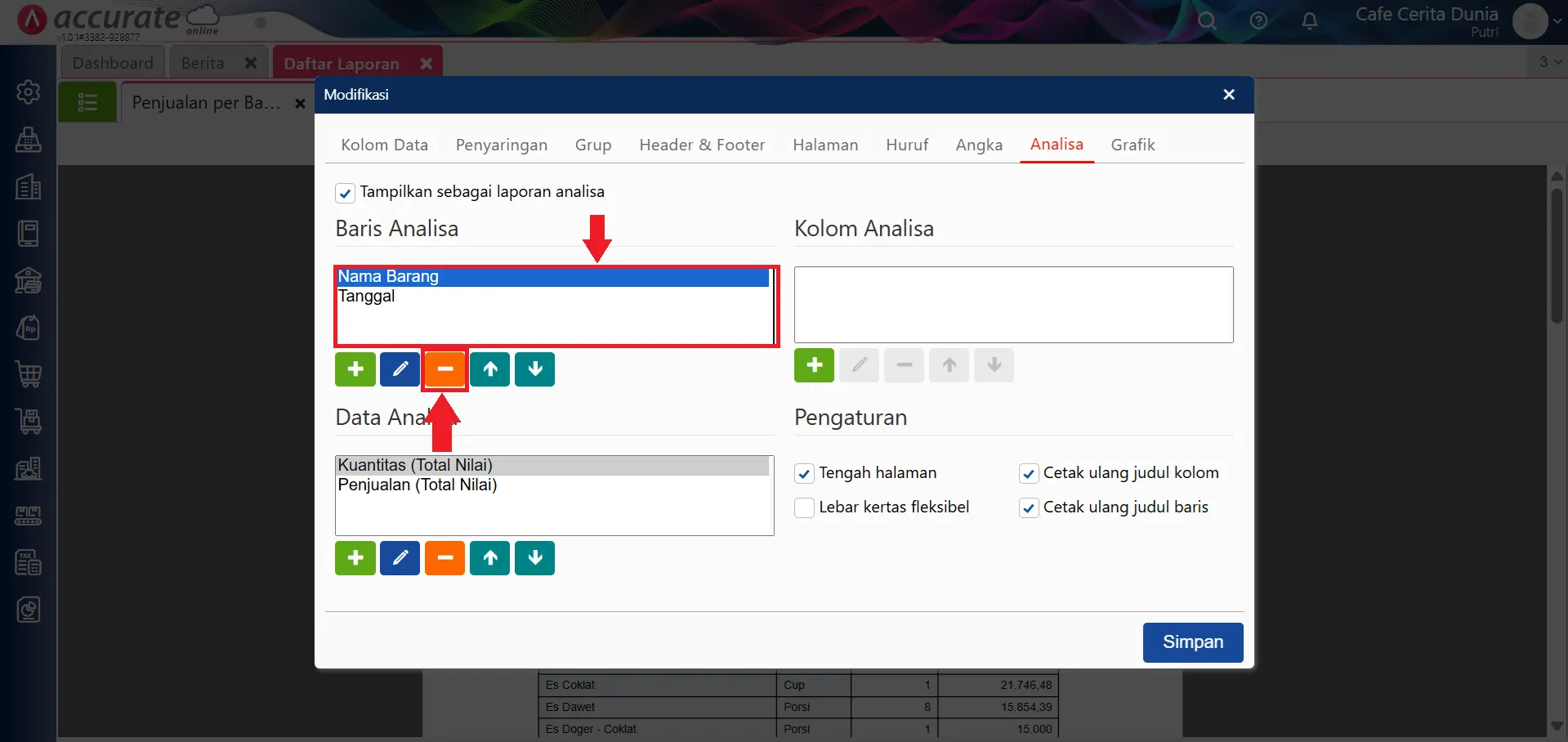 09 Membuat Laporan Penjualan Per Kategori Barang